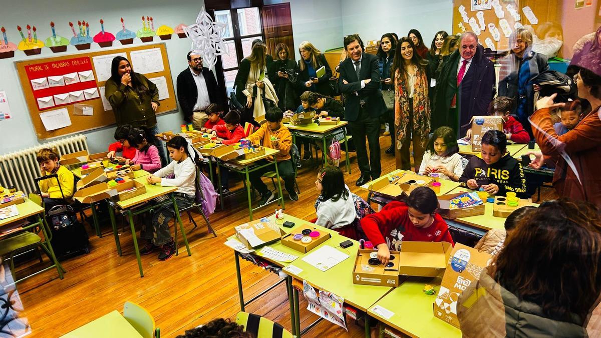 Visita de Carriedo al programa Exploradores STEM Castilla y León