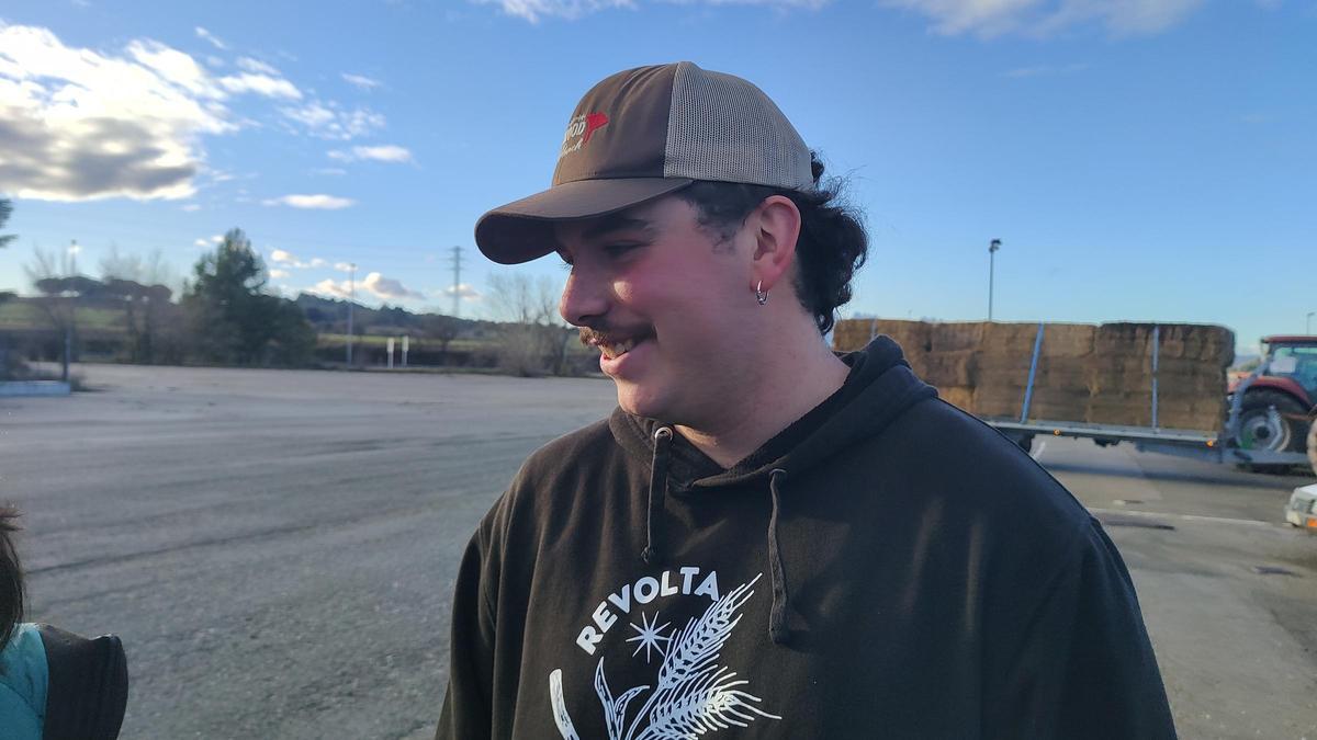 Joan Rius, de Castellfollit del Boix, un dels portaveus de Revolta Pagesa