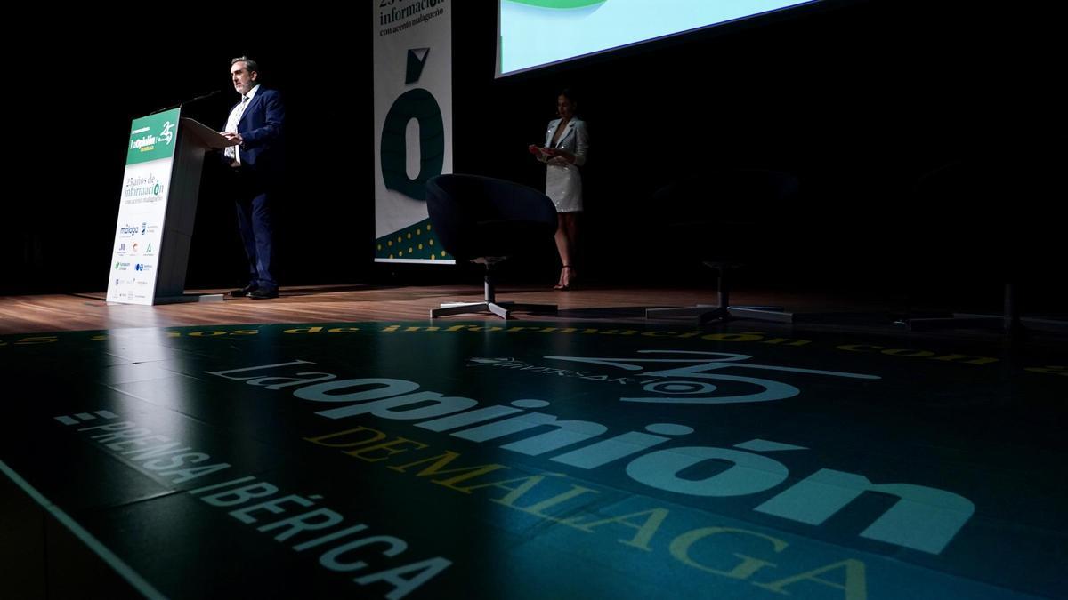 Imagen de la gala de los 25 años de La Opinión de Málaga, celebrada el paso mes de mayo