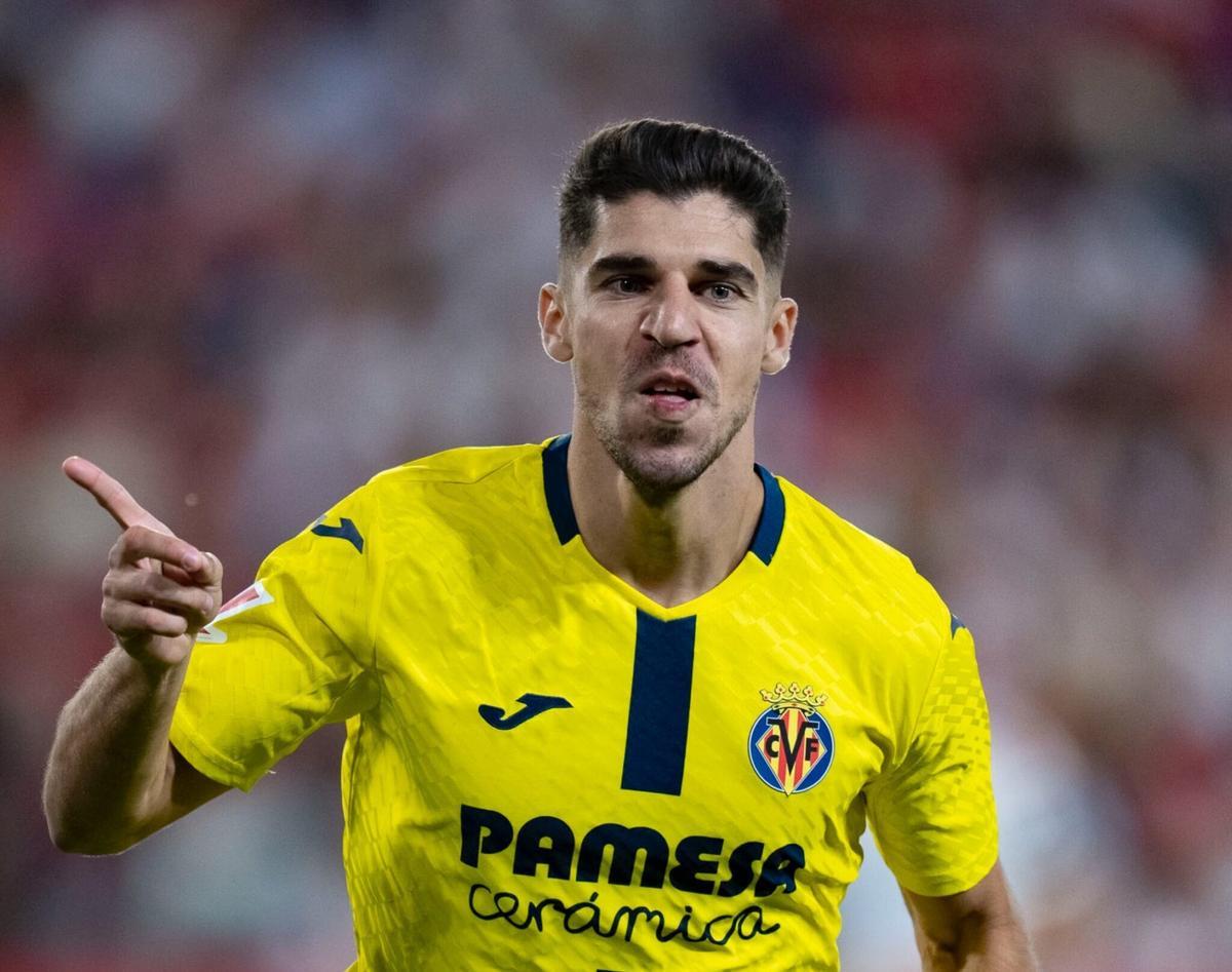 Solomon tras marcar en Sevilla.