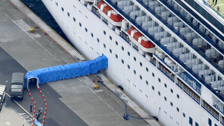 El crucero Diamond Princess.