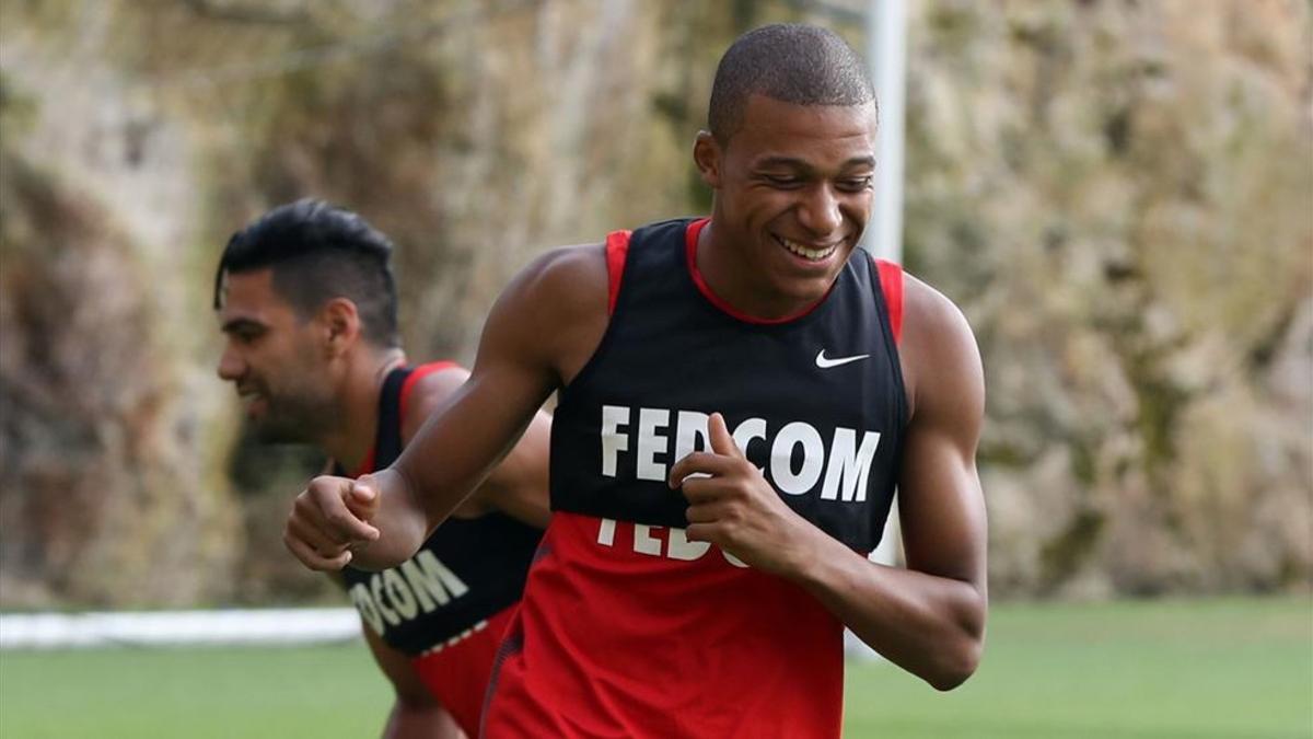 Mbappé se está entrenando con el Mónaco con toda normalidad