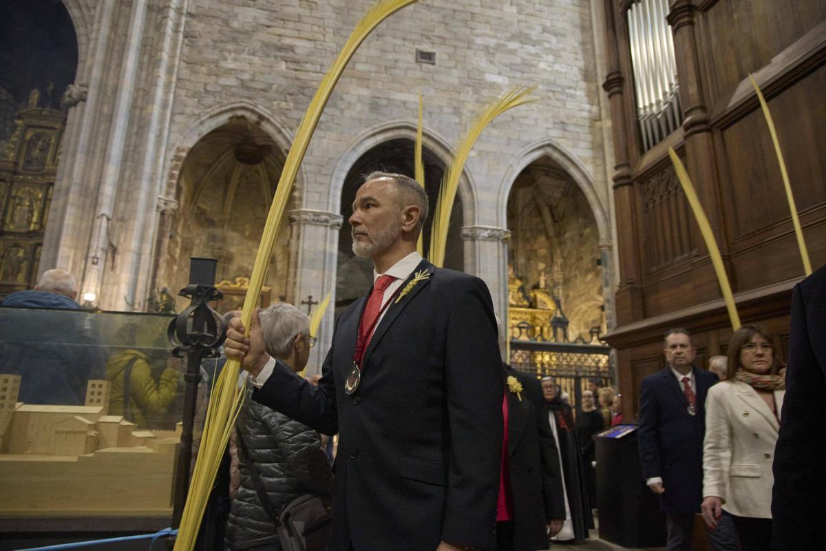 La benedicció de Rams a la Catedral de Girona en imatges La benedicció de Rams a la Catedral de Girona en imatges
