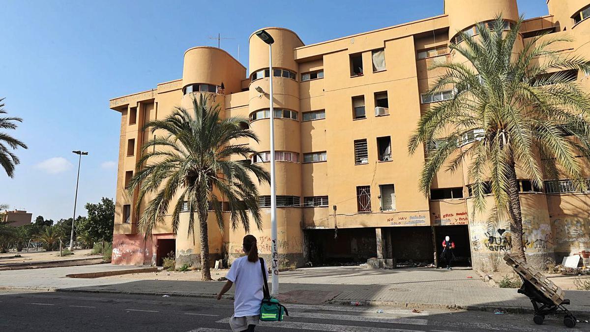 El barrio de los Palmerales de Elche, en imagen del pasado año. | ANTONIO AMORÓS