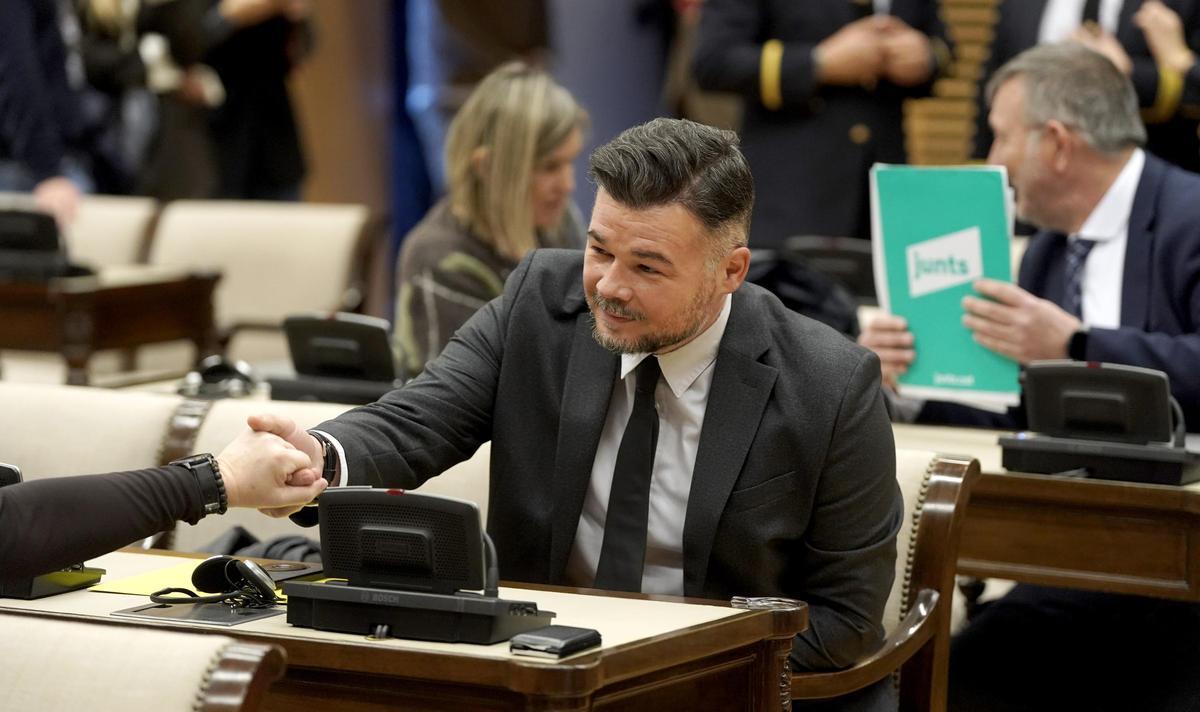Alberto Núñez Feijóo, durante su comparecencia en la comisión de investigación de la Dana en Valencia, en el Congreso de los Diputados.