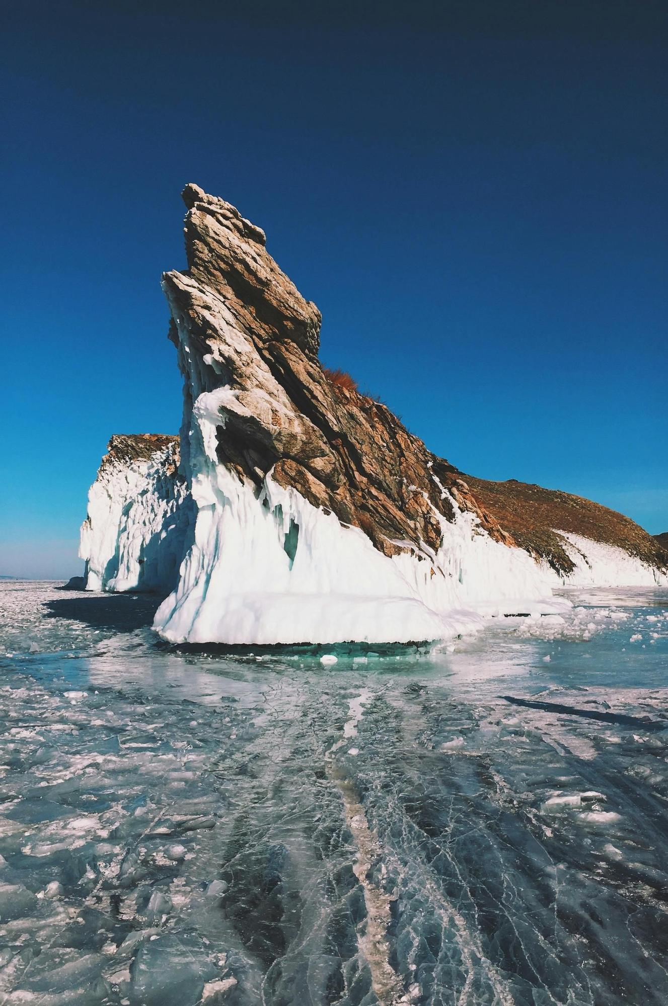 Lago Baikal en Irkutsk, Rusia