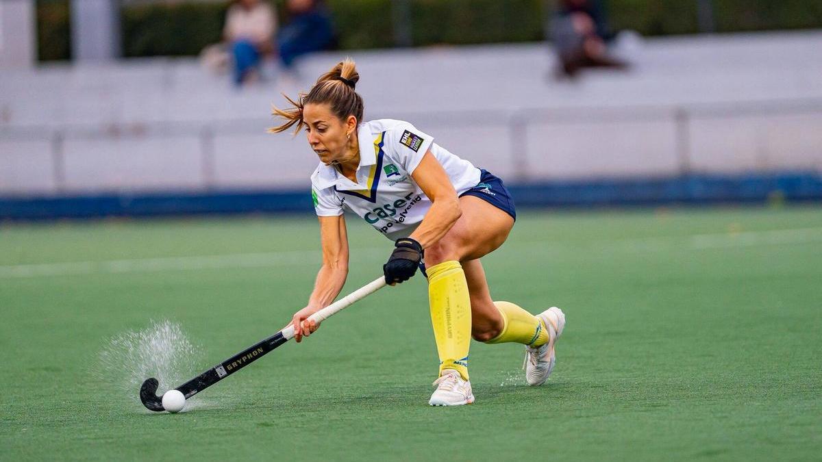 María López, durante un partido reciente con el Club de Campo.