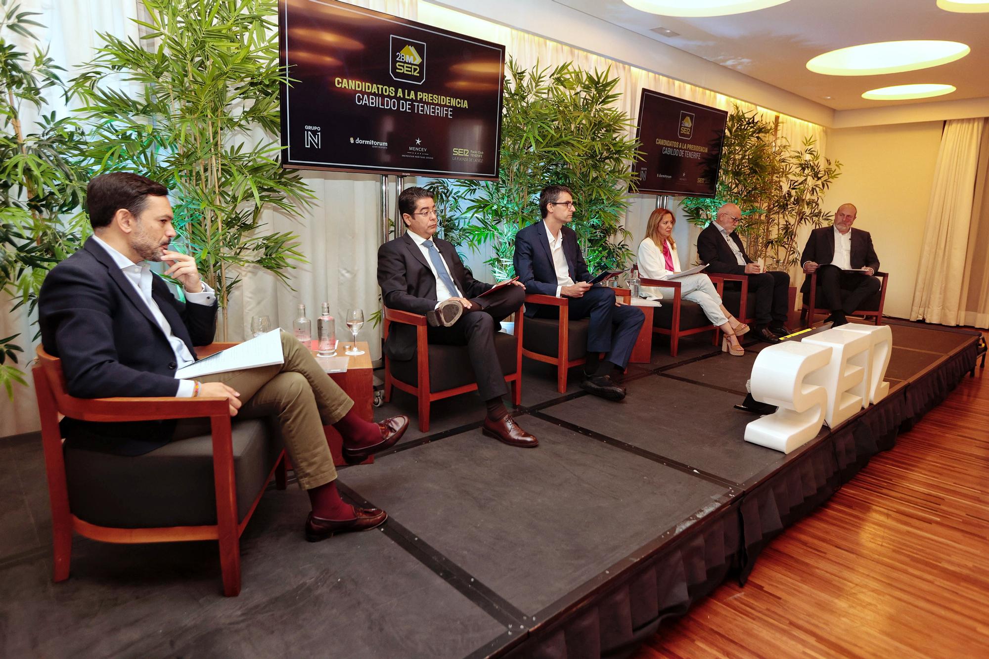 Debate de los candidatos al Cabildo de Tenerife de la Cadena SER