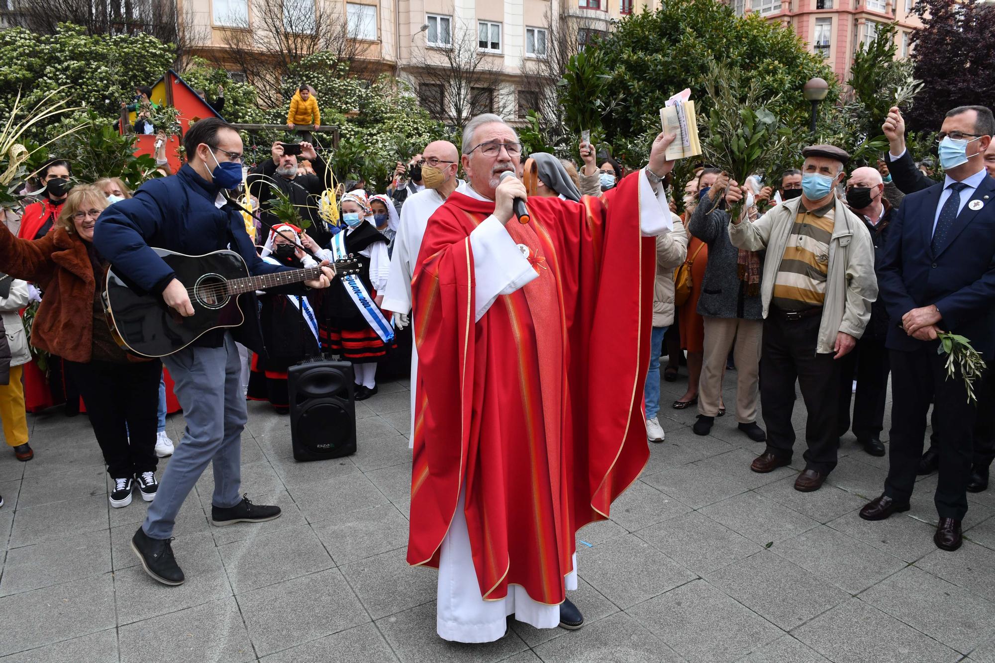 La procesión de la borriquilla en A Coruña