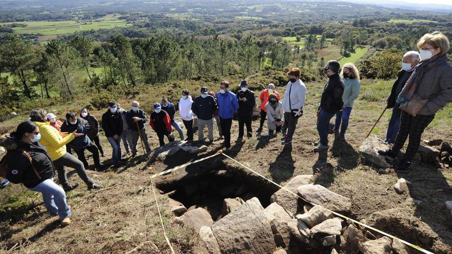 Cultura emprende otra campaña de excavación arqueológica en el yacimiento de Outeiro Grande