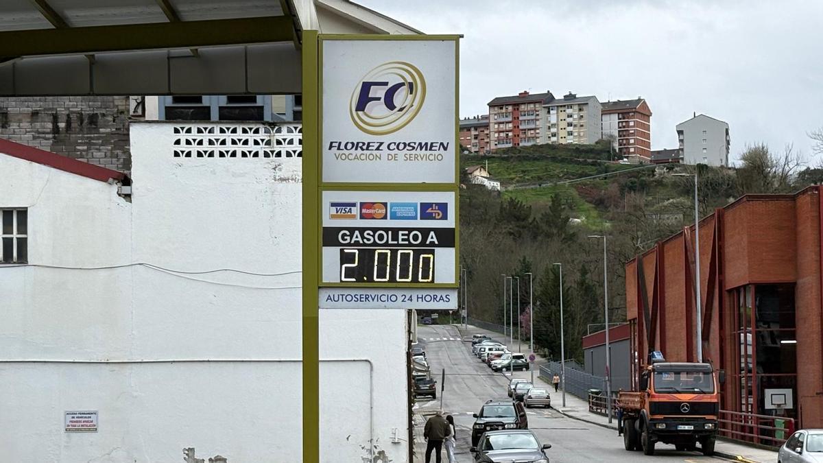 el precio del diesel supera ya a la gasolina y en Cangas del Narcea alcanza los 2 euros por litro