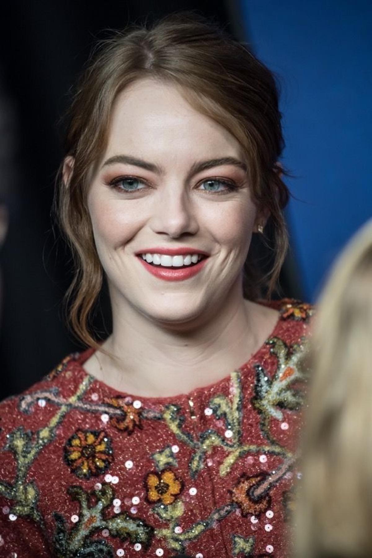 La belleza de Emma Stone en el estreno de 'La La Land'