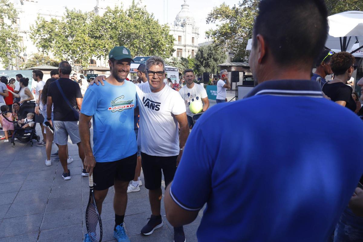Fiesta del tenis en València por la Copa Davis