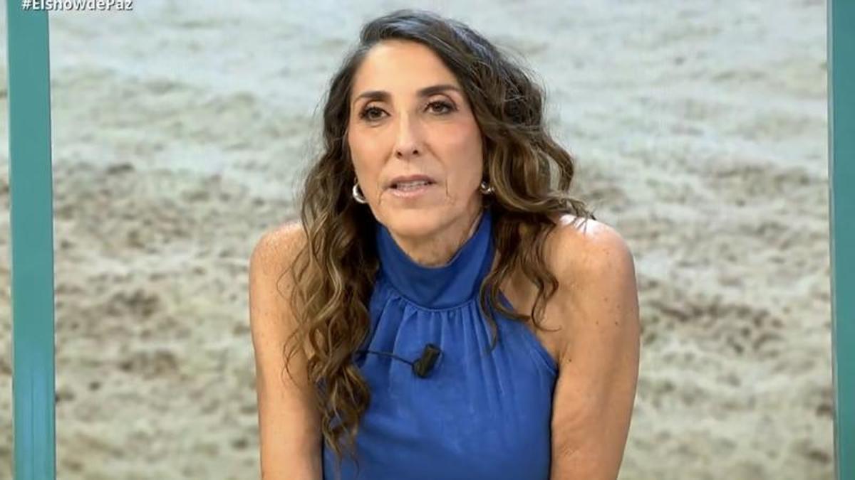 Paz Padilla, emocionada en 'El show de Paz' al recordar a su marido.