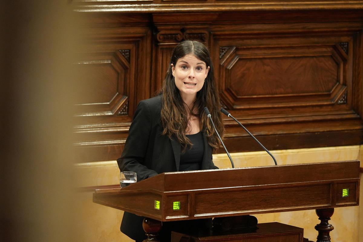 La líder de Junts en el Parlament, Mònica Sales.
