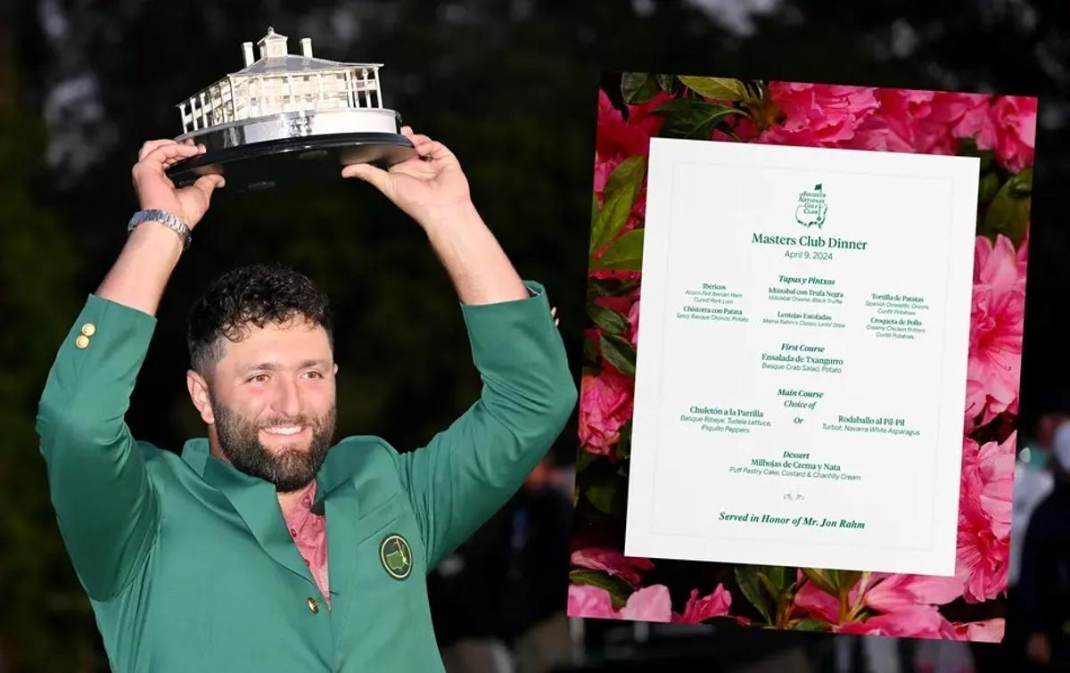 Jon Rahm llega con ilusión al Masters donde primero tendrá la reválida en la cena de campeones