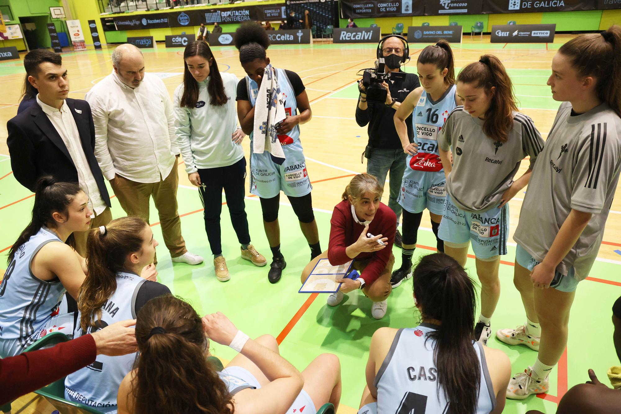 La entrenadora del Celta, Cristina Cantero.