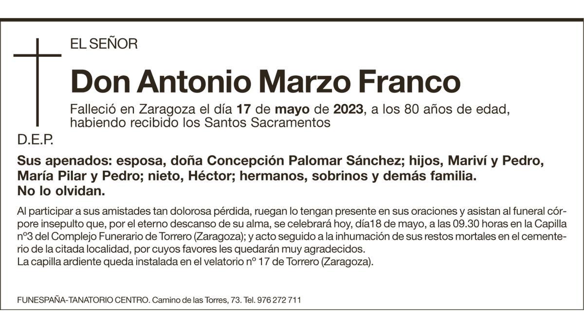 Antonio Marzo Franco