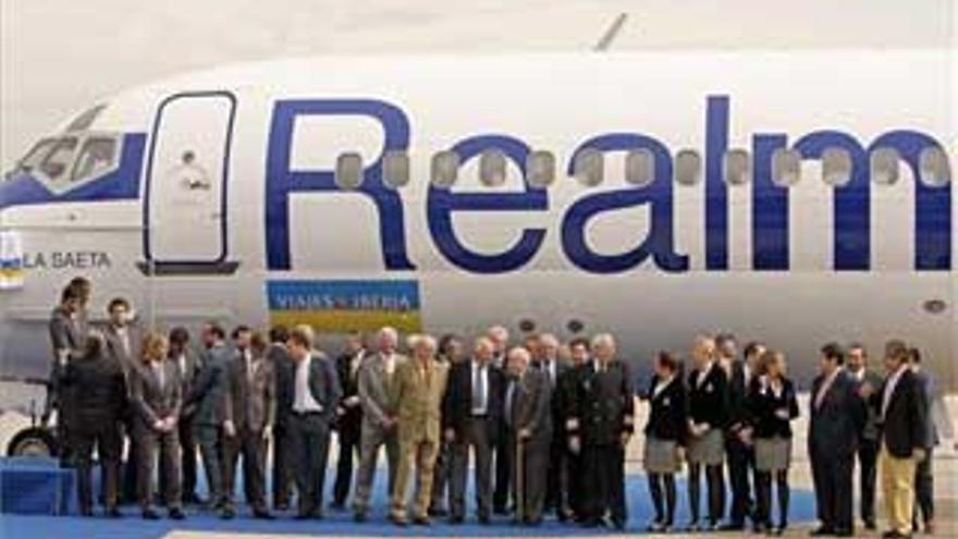 El Real Madrid presenta su nuevo avión