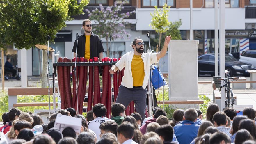 La plaza de la Salut de Gandia acoge su primer evento masivo