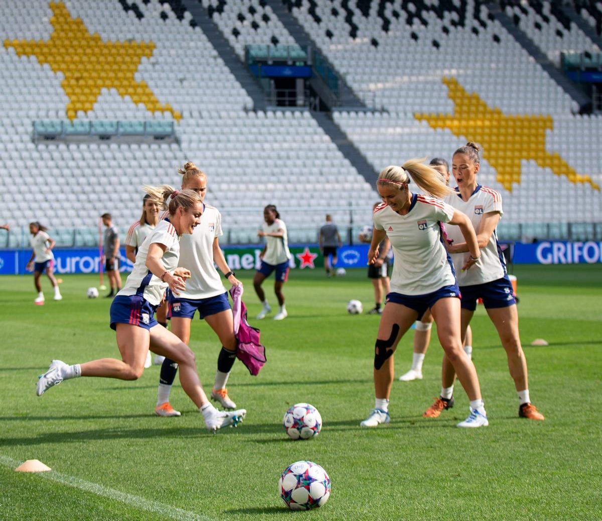 El Lyon, preparado para la final de la Champions League El Lyon, preparado para la final de la Champions League