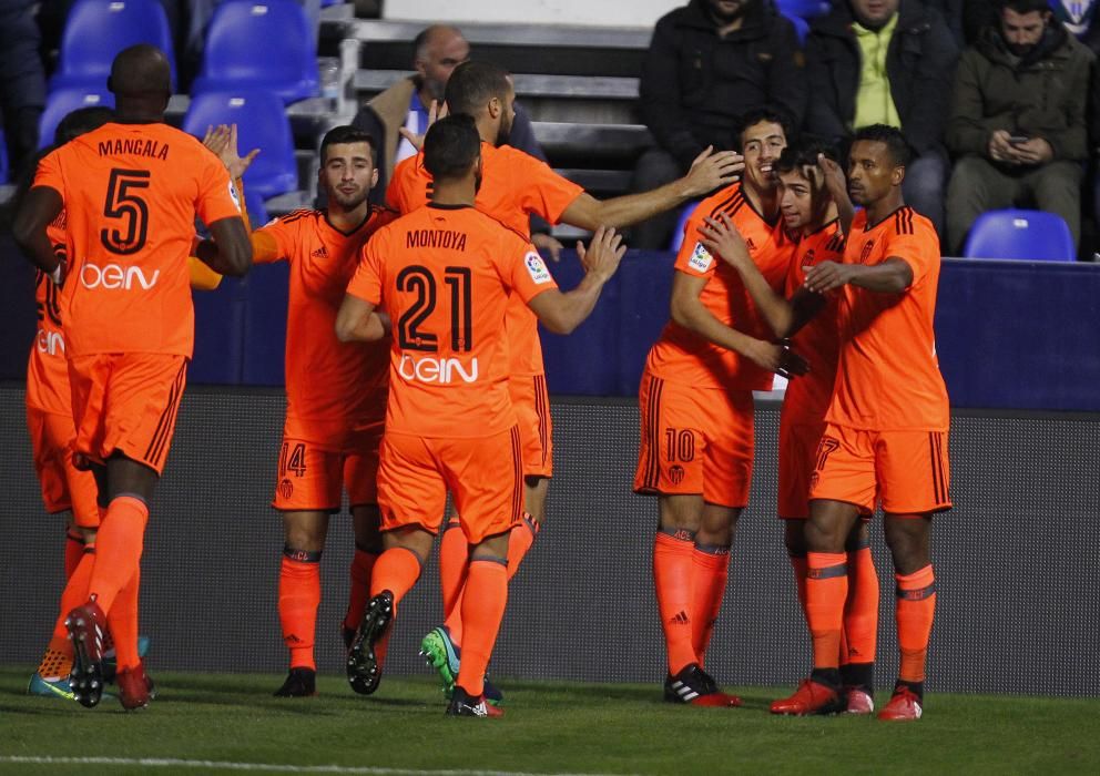 Las mejores imágenes del Leganés - Valencia CF