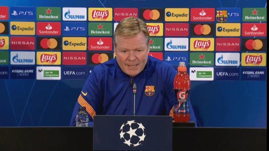 Koeman: "Es para estar descontento. No hago teatro, si pierdo estoy cabreado"