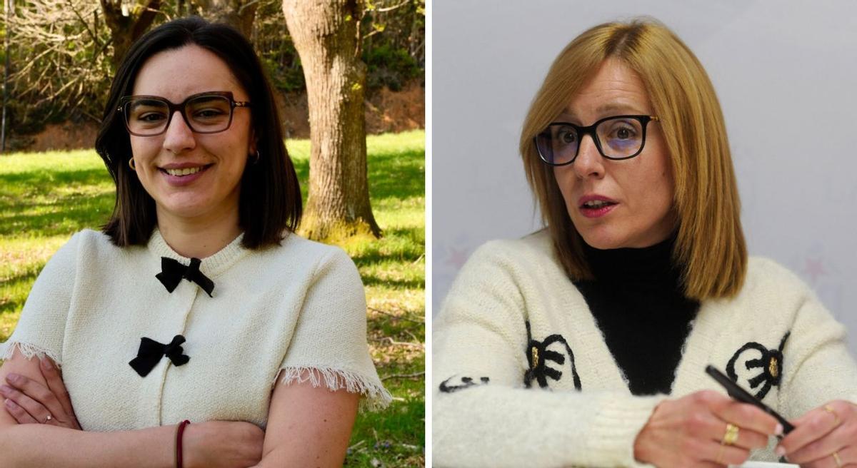 Alba Forno Crespo y Mari Fernández Sanmartín.
