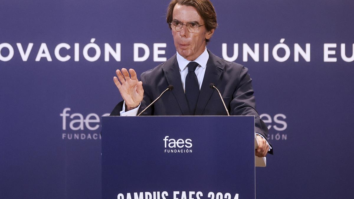 Aznar rechaza negociar bilateralmente la financiación porque toca el hueso constitucional