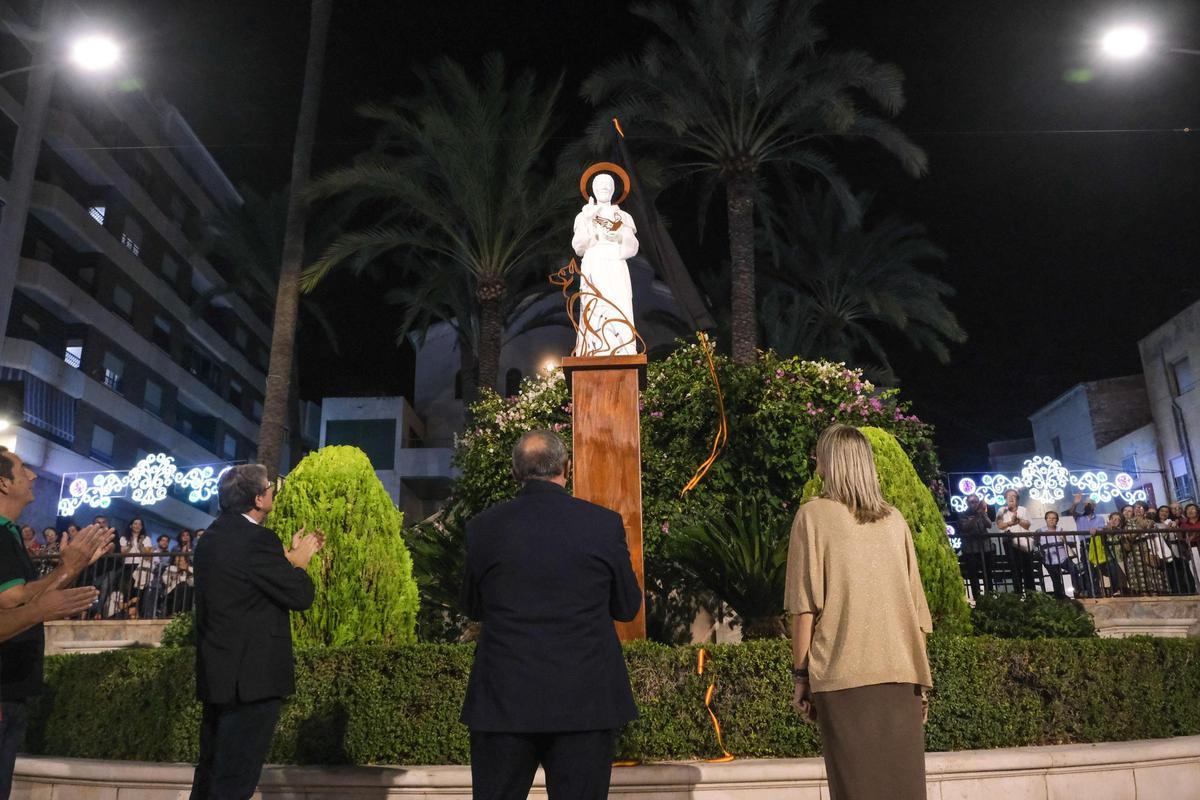 Así ha sido la inaguración y bendición de la nueva escultura de San Francisco de Asís en Crevillent