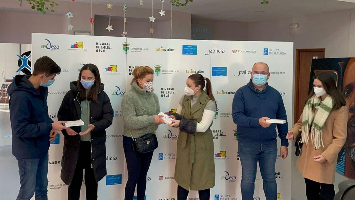 La entrega de los premios tuvo lugar ayer en la Casa da Xuventude.