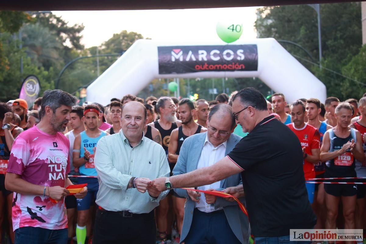 Las mejores imágenes de la carrera nocturna de Murcia