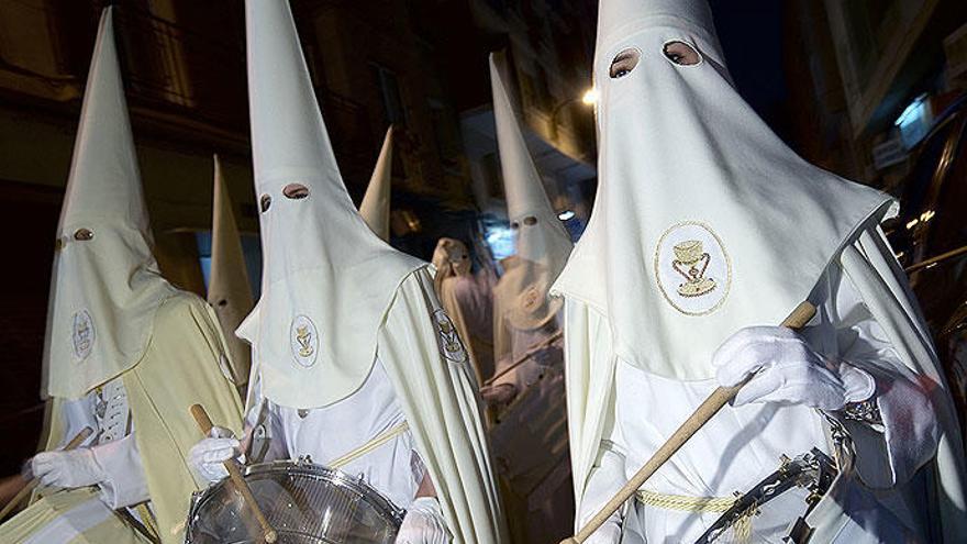 Una procesión de Semana Santa en Zaragoza.