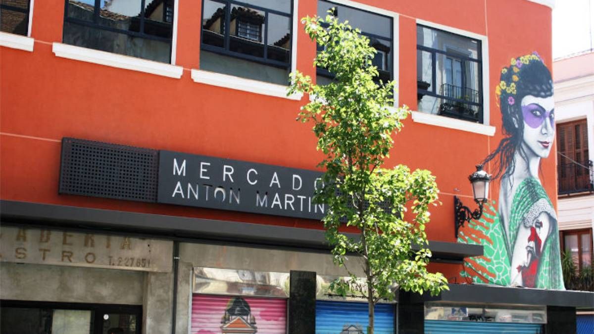 Mercado de Antón Martín.