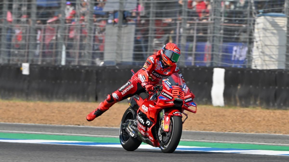 Marc Márquez, en carrera