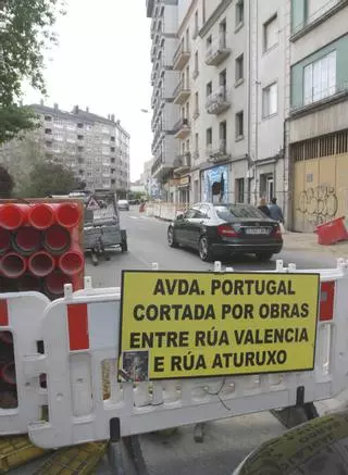 La reforma de la avenida de Portugal, en bucle, sin fecha de remate ni adjudicatario