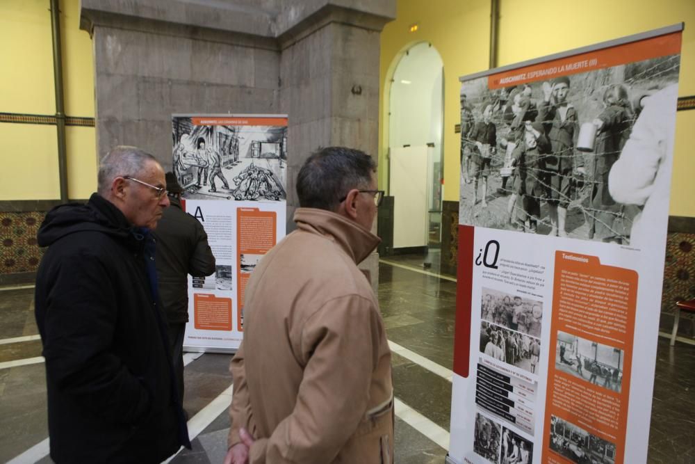Exposición sobre el holocausto en Gijón