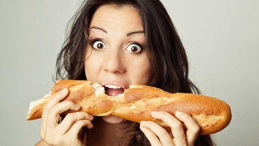 El consumo de pan suele asociarse a un aumento de peso.
