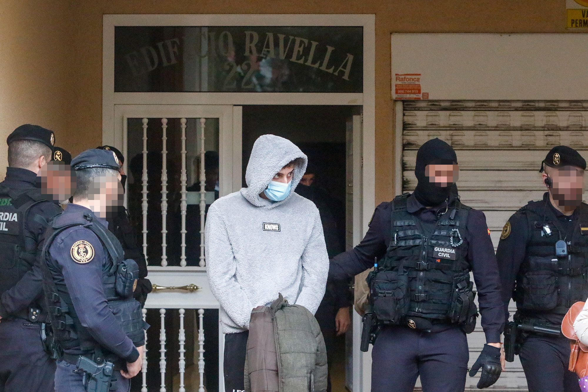 Guardia Civil, Aduanas y Policía Nacional colaboran en una nueva operación antidroga en O Salnés