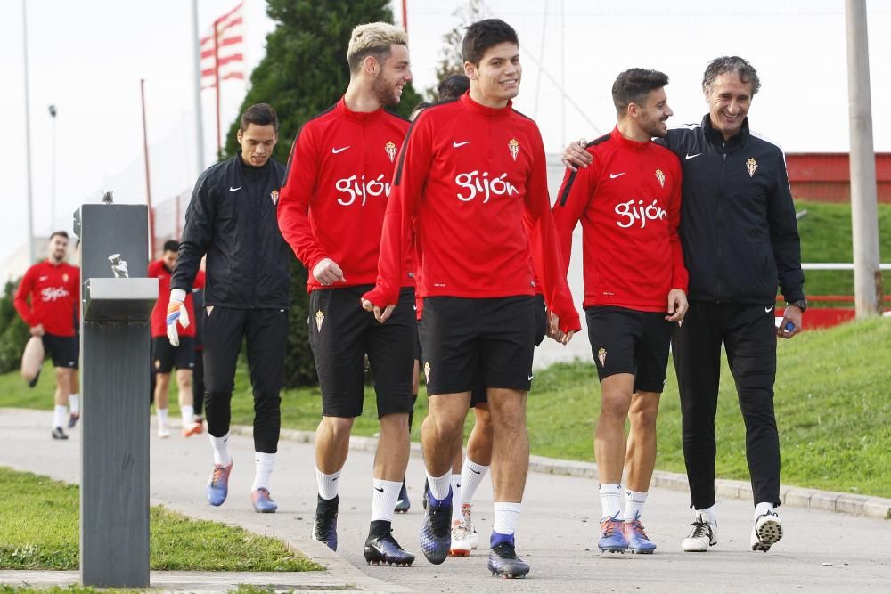 Entrenamiento del Sporting