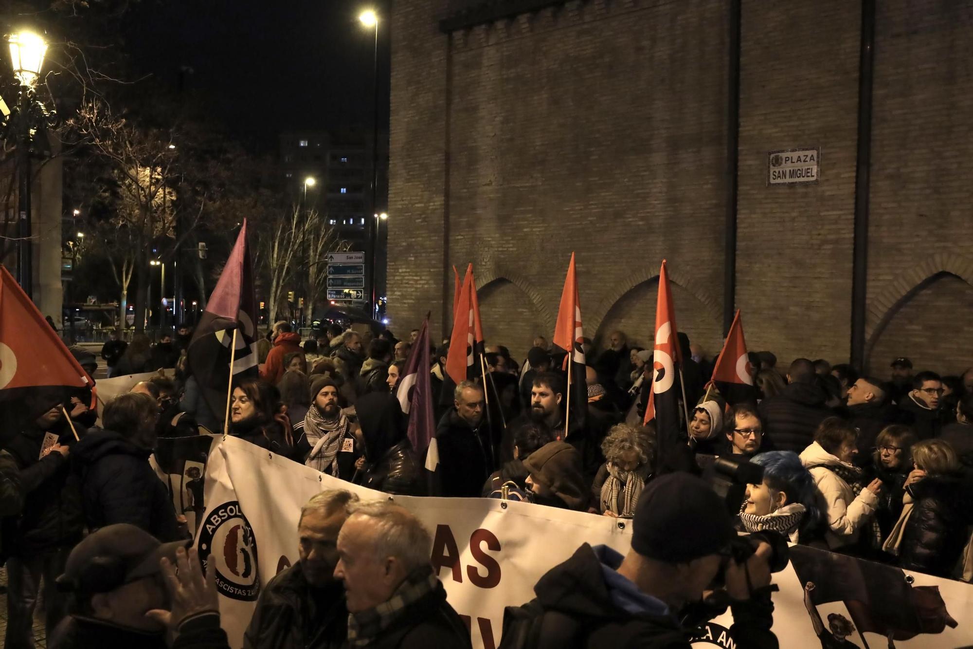 En imágenes | Manifestación por la absolución de los 6 de Zaragoza