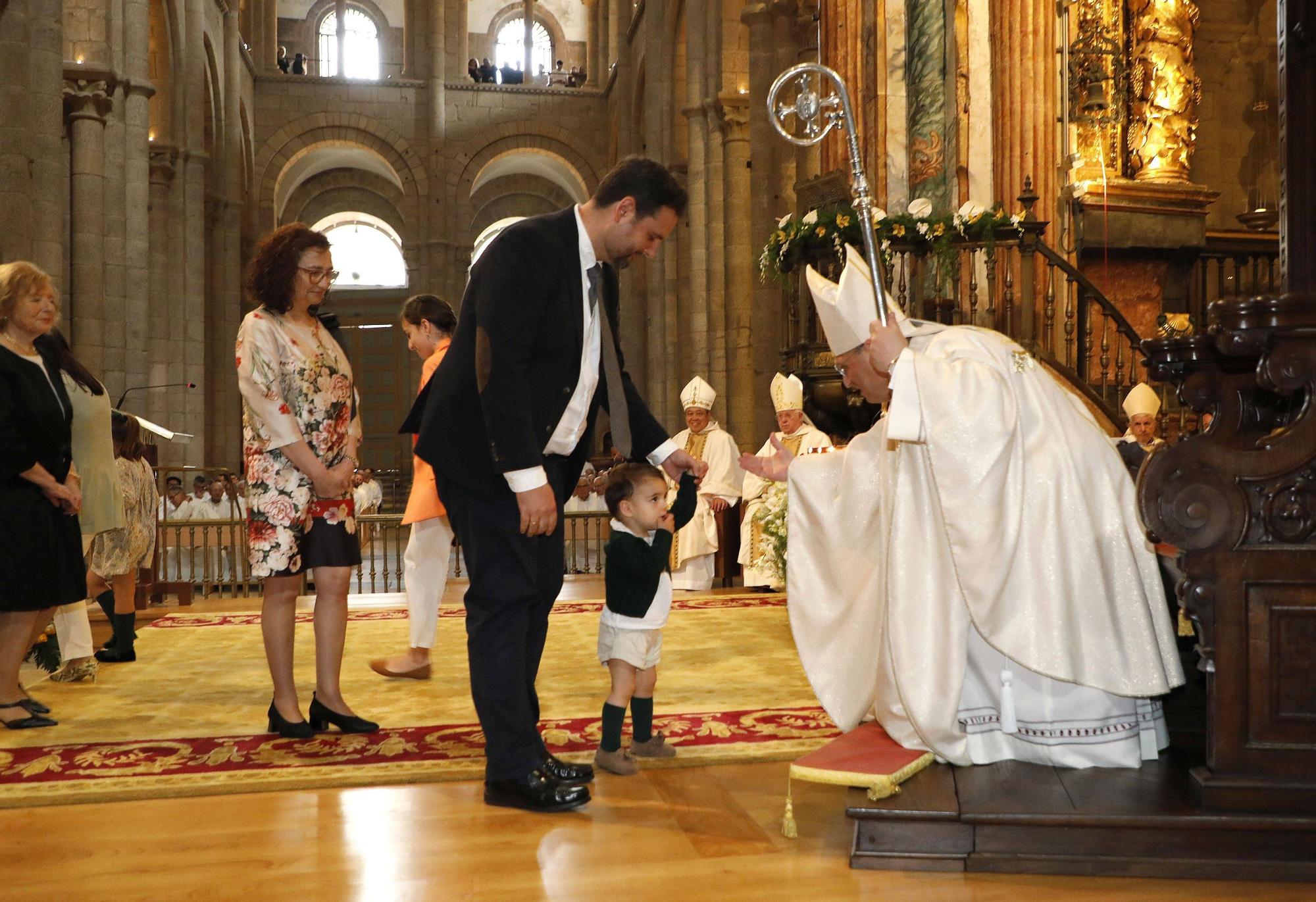 Ceremonia de toma de posesión del nuevo arzobispo de Santiago, monseñor Prieto