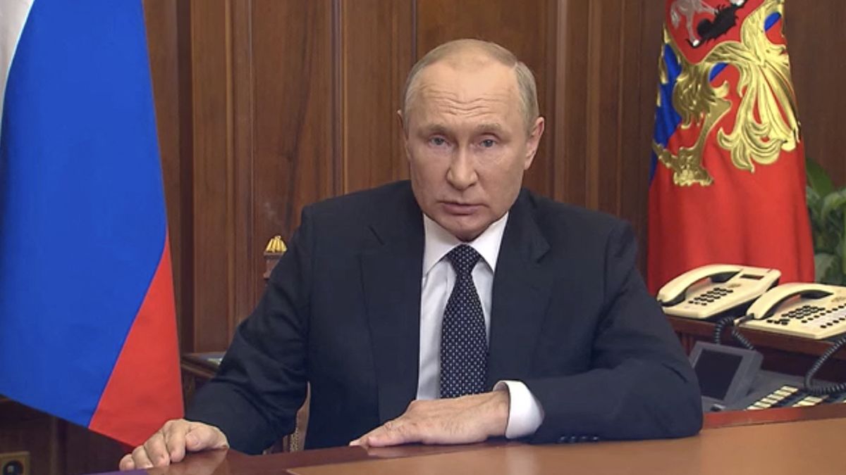 Vladimir Putin en su discurso