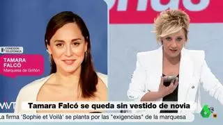 Cristina Pardo, a Tamara Falcó tras quedarse sin vestido de novia: "Si quieres te dejo el mío”