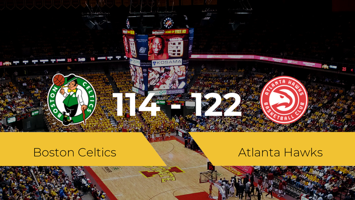 Atlanta Hawks logra vencer a Boston Celtics (114-122)