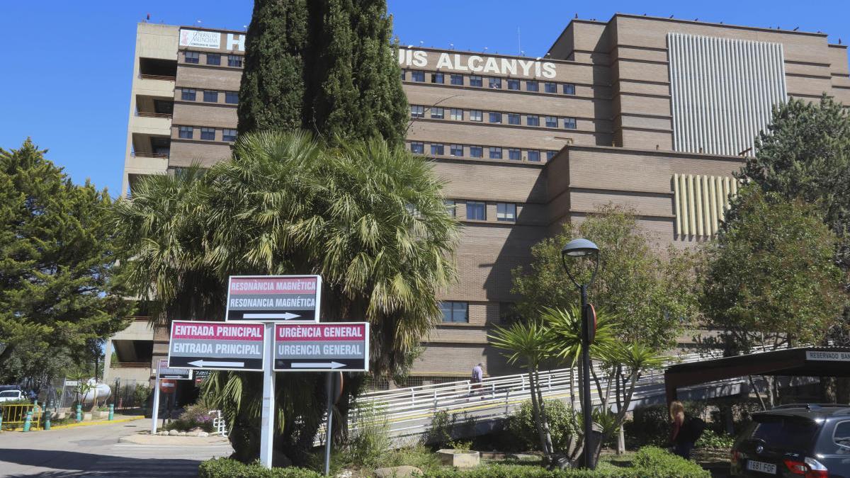 Fotografía de archivo del Hospital Lluís Alcanyís de Xàtiva.