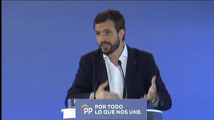 Casado creeque tiene "las mismas opciones para gobernar" Sánchez