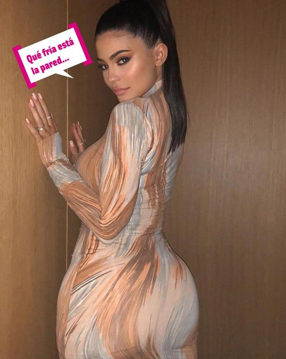 Kylie Jenner, contra la pared