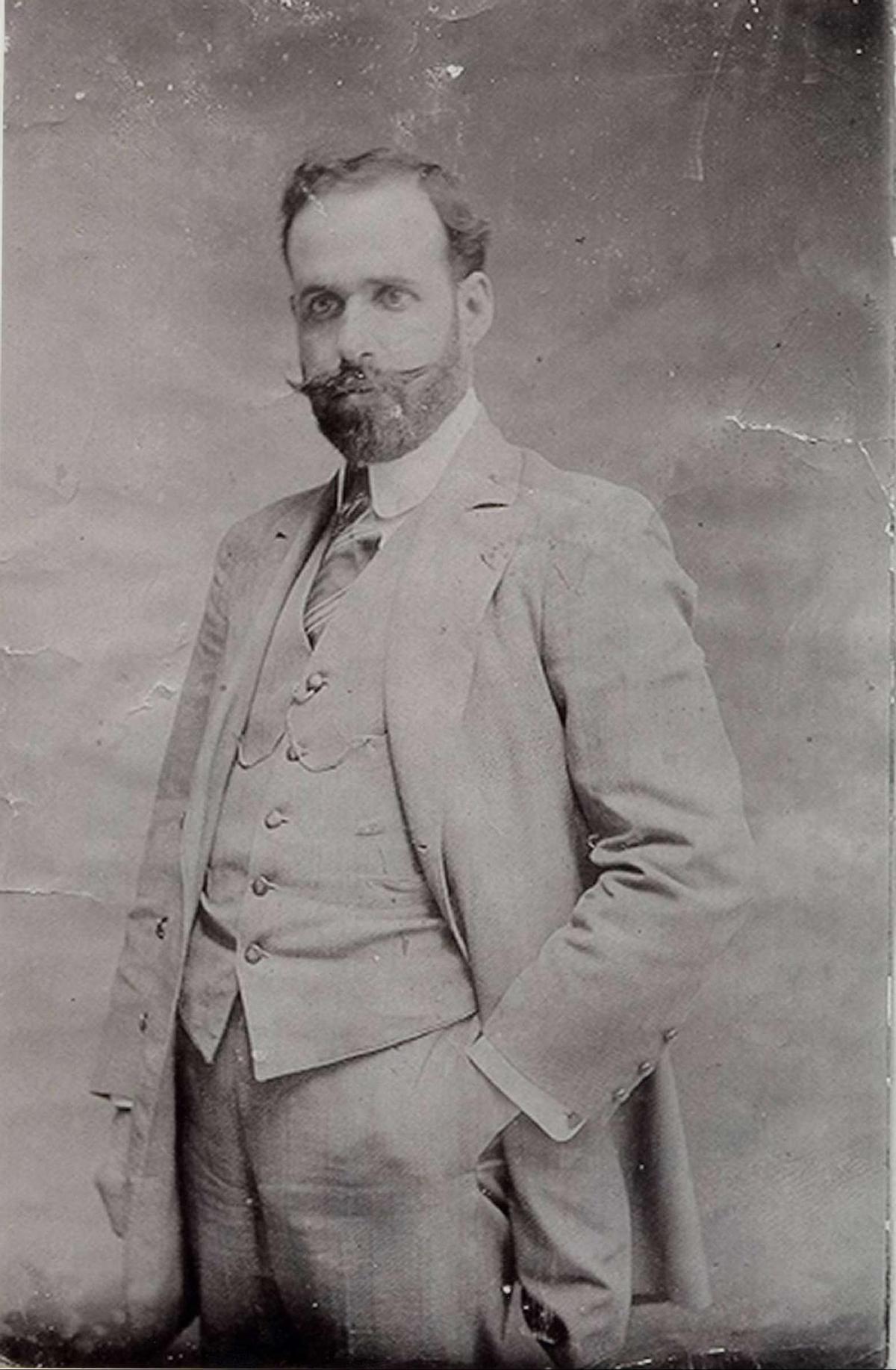 Imagen de la época del político de Ingenio Juan Morales Martín.