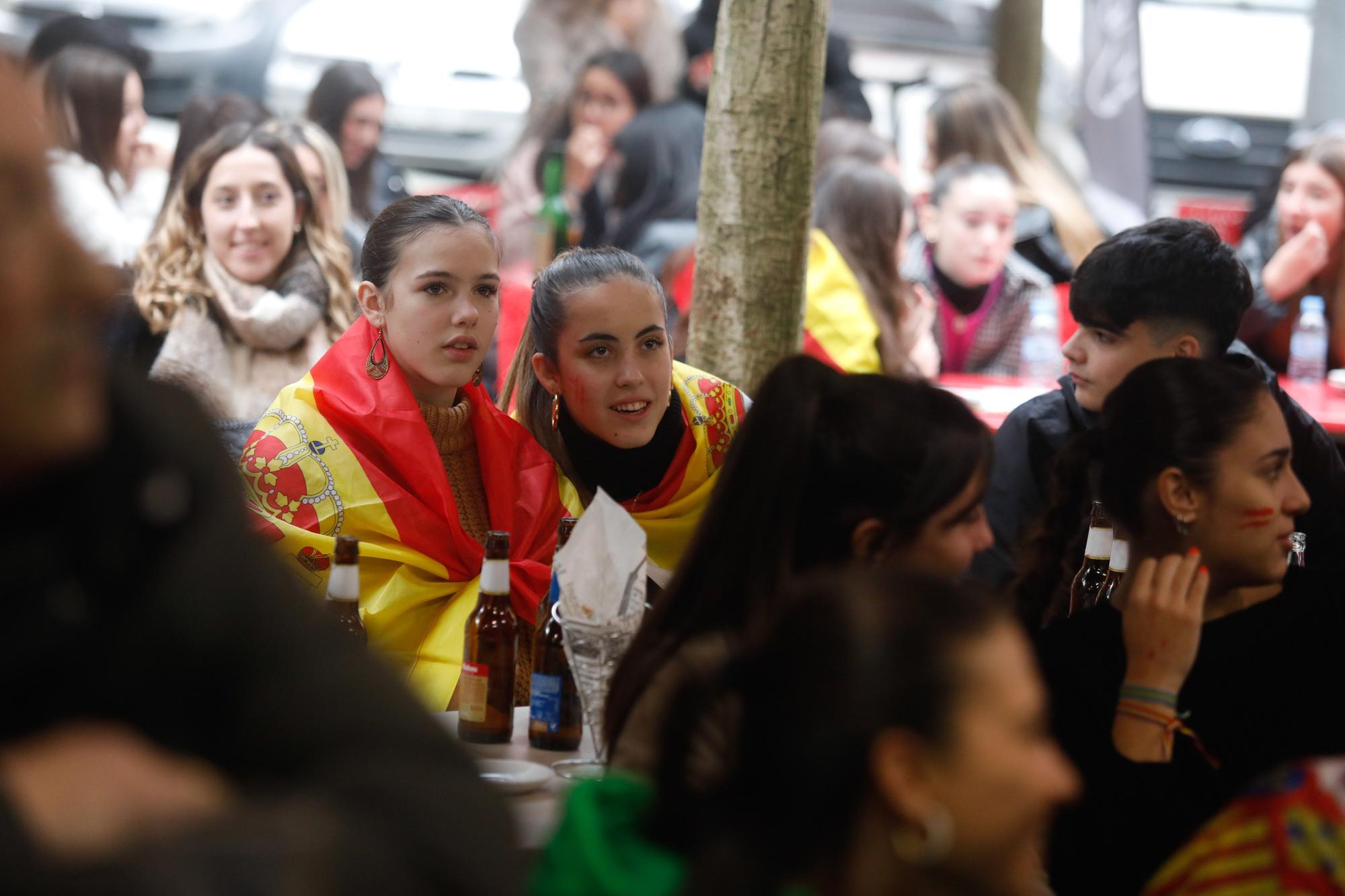 Así se vivió en Avilés la eliminación de España